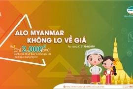 Cước gọi Quốc tế của Viettel đến Myanmar rẻ nhất Việt Nam